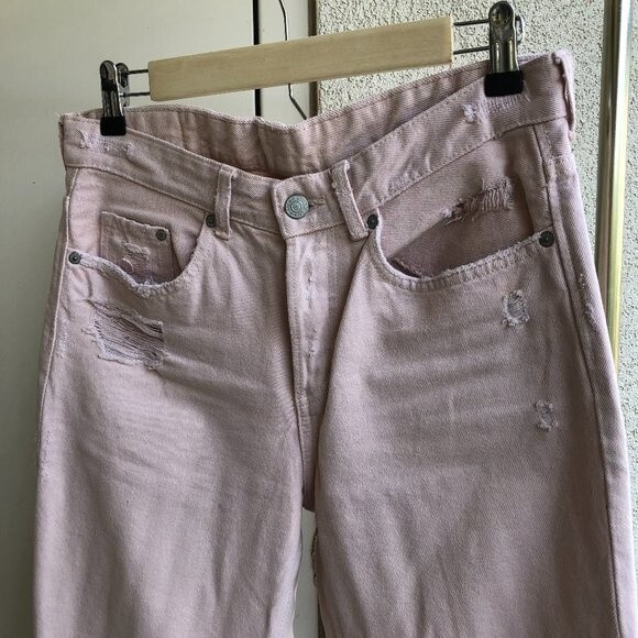 H&M Jeans - Light Pink - Size 26 - Picture 4 of 10